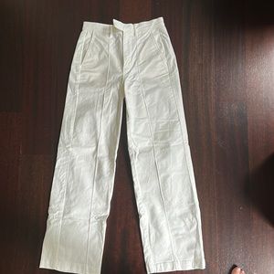 Alex Mill white cotton pants